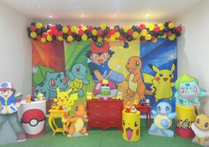 decoração festa infantil tema Pokemon