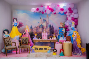 decoração festa infantil tema Princesa