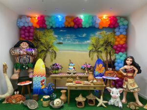 decoração festa infantil tema Moana
